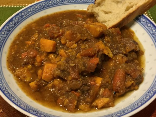 Beef Stew with Sweet Potatoes