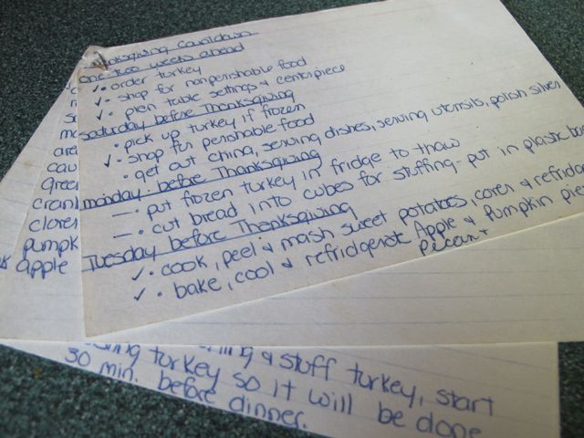 4 weeks till Thanksgiving, preparation, holidays