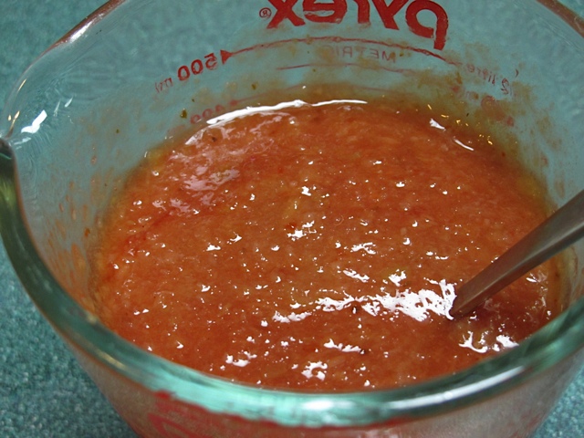 eating healthy, applesauce, sweet and sour sauce, homemade