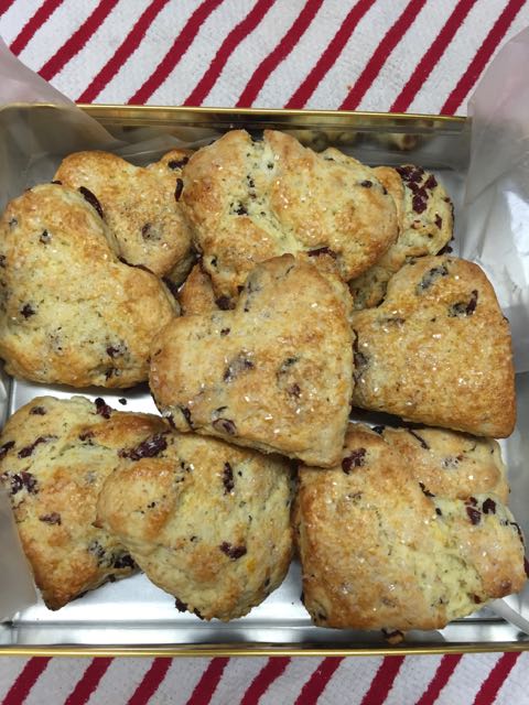 Cranberry Orange Scones