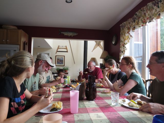 We still enjoy a full table occasionally!