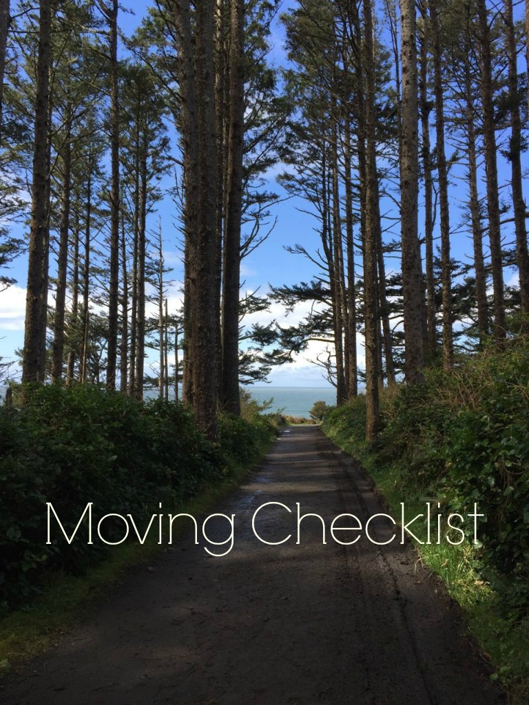 moving checklist