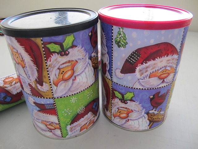 Cover the cans with wrapping paper. frugal tips, prudent living