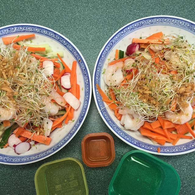 Asian Shrimp & Rice Bowl