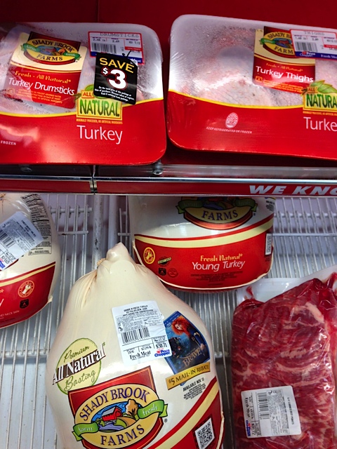 Buy turkey on sale. frugal tips