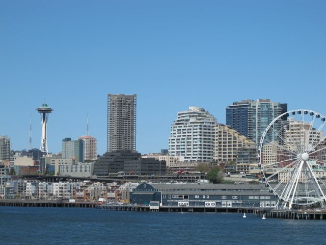 Seattle from the ferry.