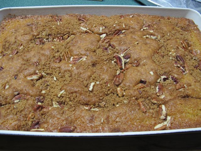 coffee cake, recipes, prudent living
