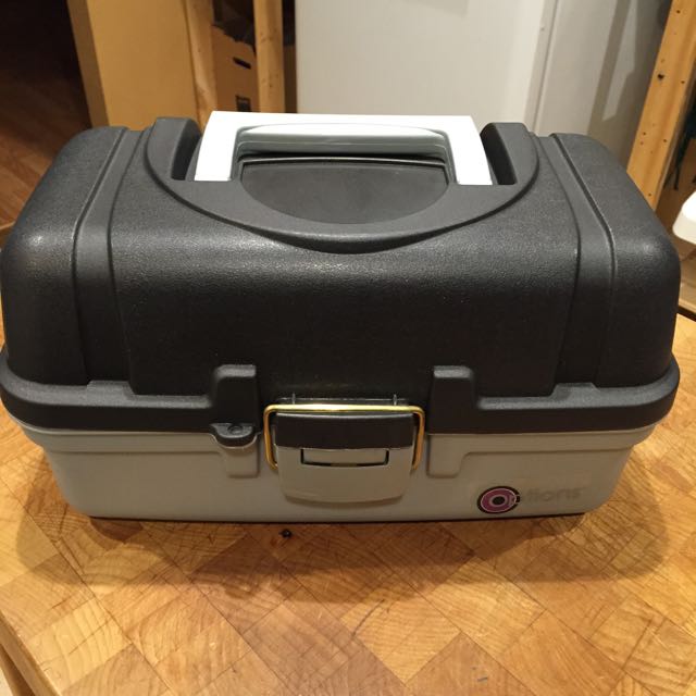 Your first aid kit can be kept in a tool box.