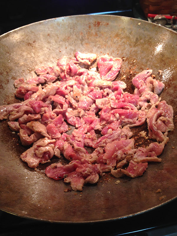 Stir Fry the Pork
