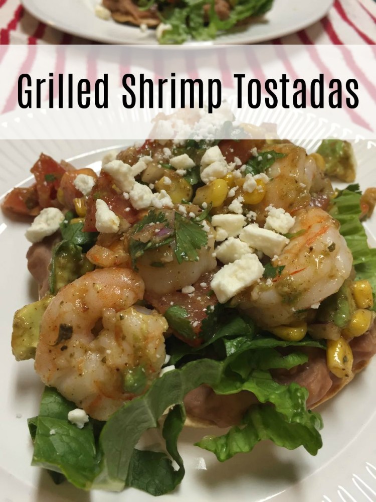 Grilled Shrimp Tostadas