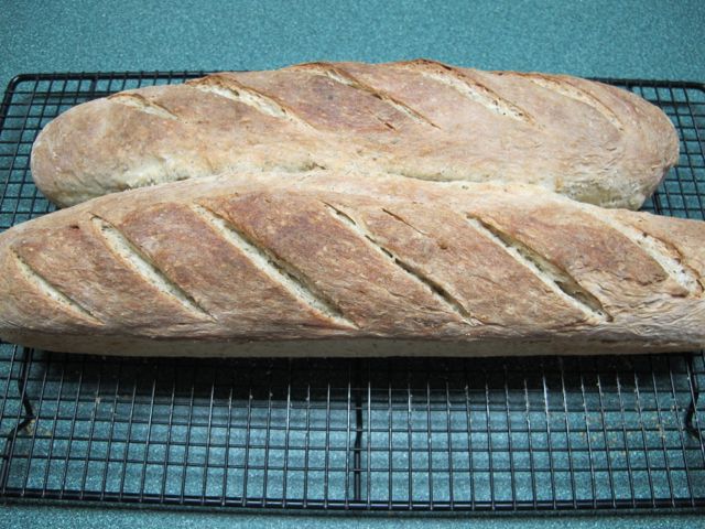 Let cool on a baking rack.