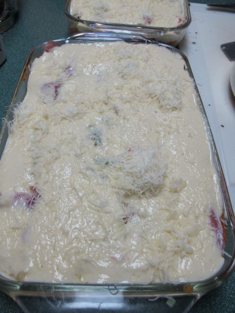 Ready for the oven.