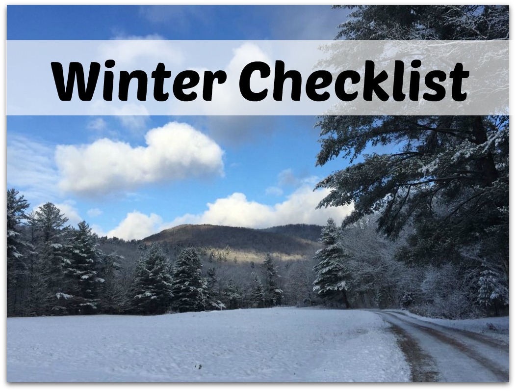 Winter Checklist