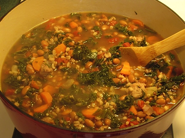 Cobb Hill Barley Soup homemade soup, barley, cooking