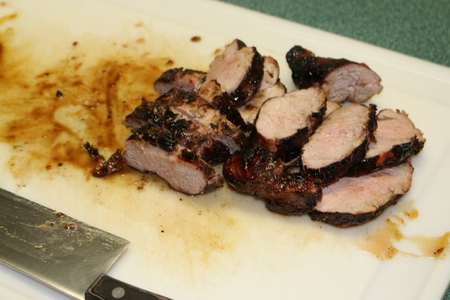 Let rest, then slice.