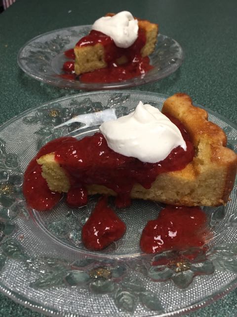 Strawberry Rhubarb Shortcake