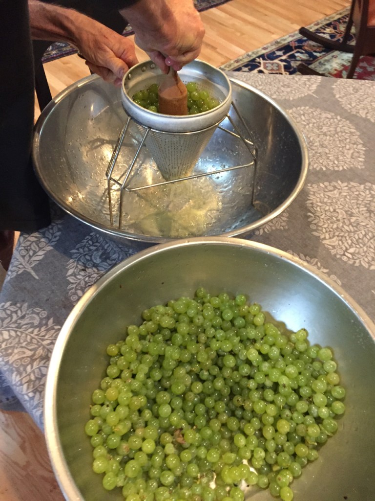Making Grape Juice