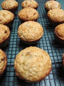 cranberry oatmeal muffins, home cooking