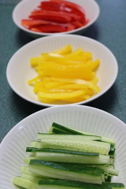 Vegetables for Summer Rolls