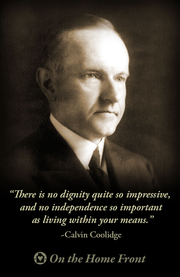 What do you do to live within your means?