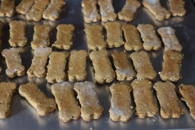 Dog treats cooling.