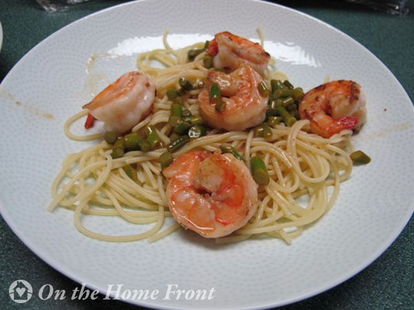 Garlic Scape Scampi