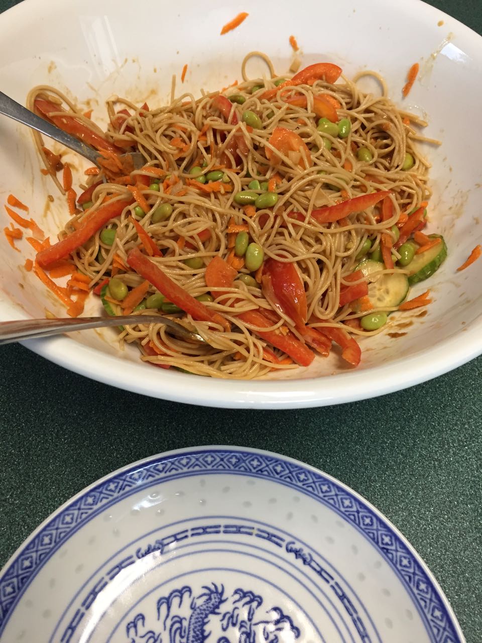 Edamame Noodle Salad