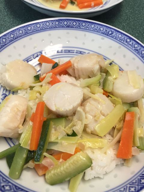 Scallops with Fresh Ginger