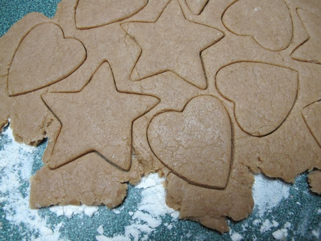 Cut dough into crackers or shapes.