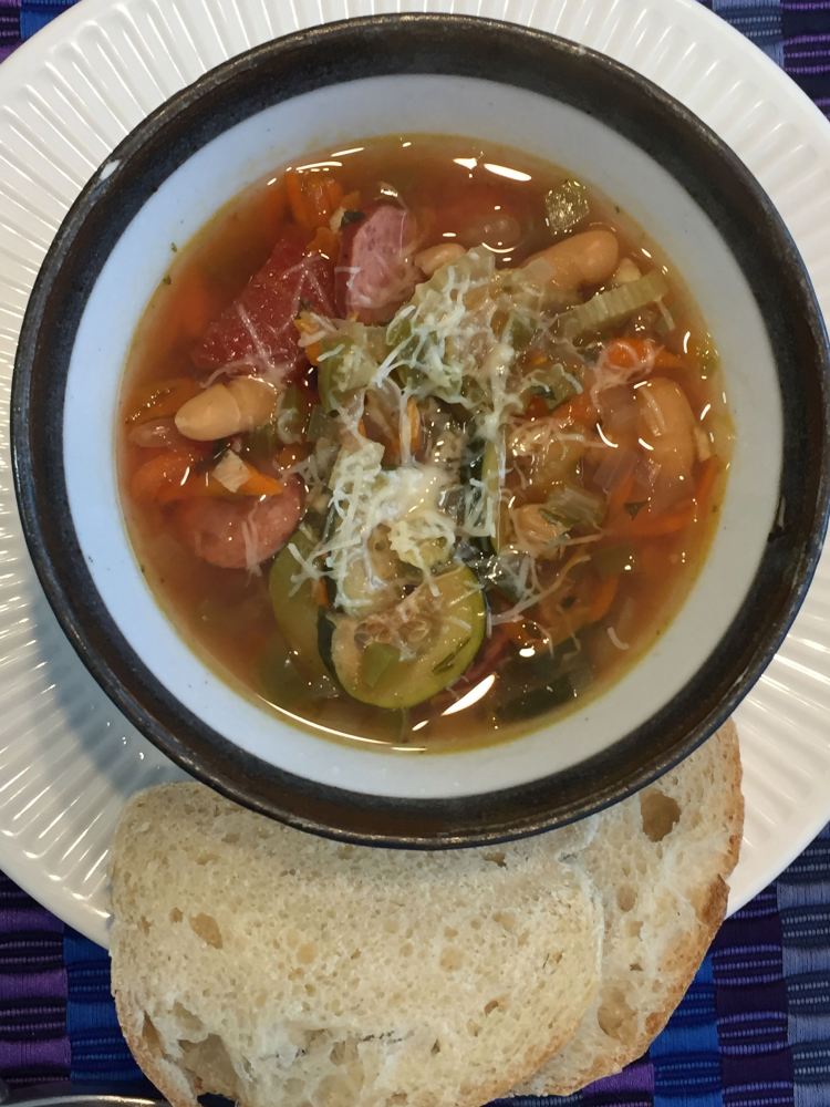 spicy kielbasa soup