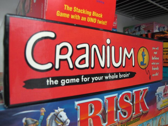 Cranium and Risk. games