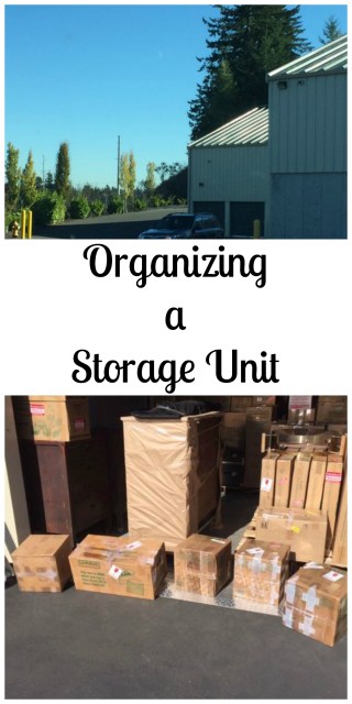 organizing a storage unit