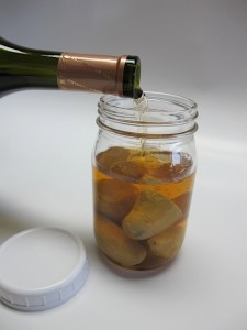ginger, storing ginger, sherry, frugal tip