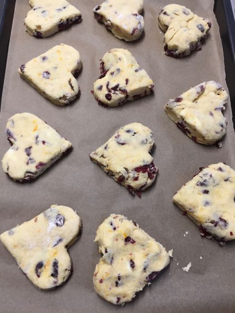 Cranberry Orange Scones