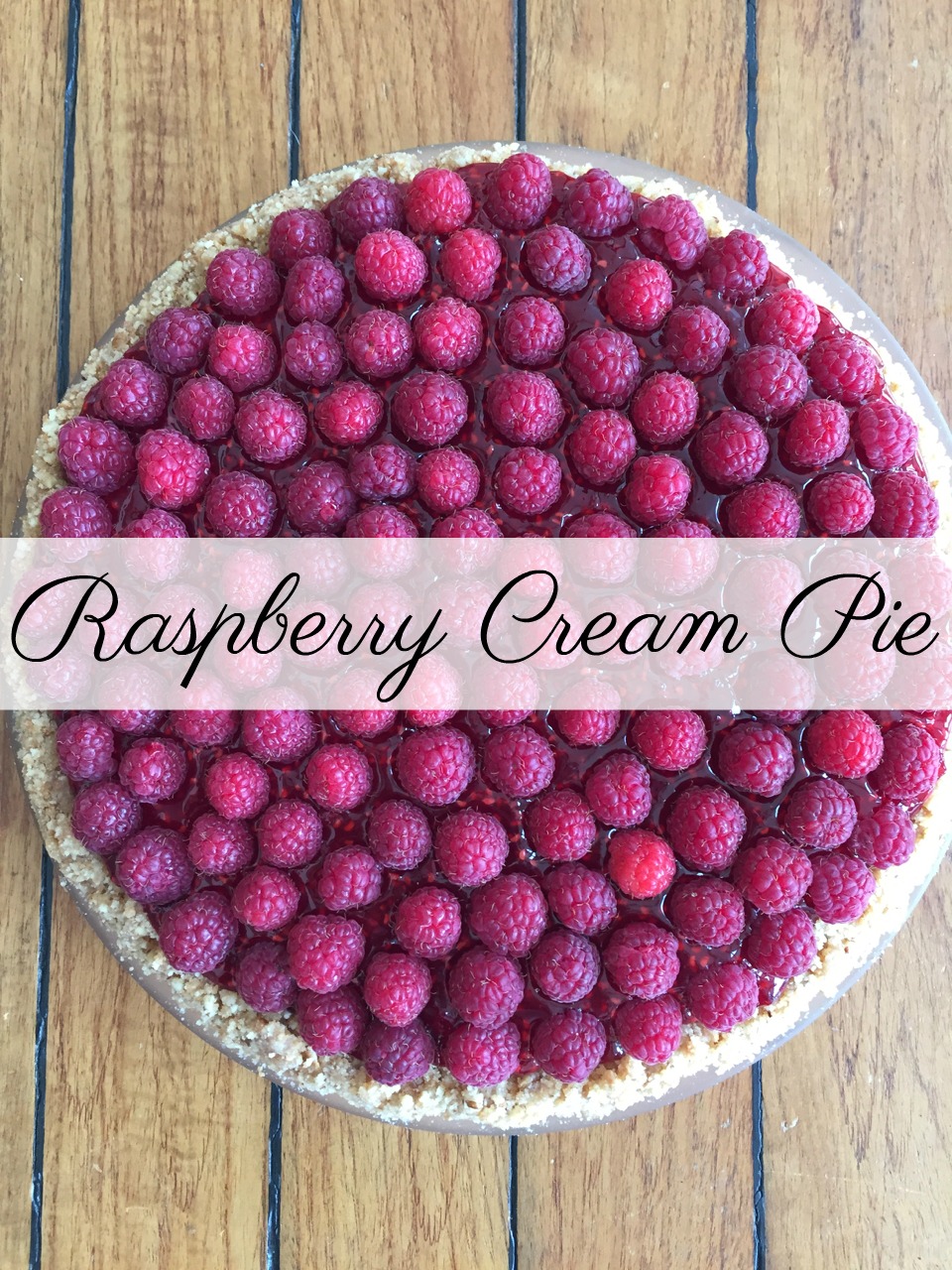 Raspberry Cream Pie