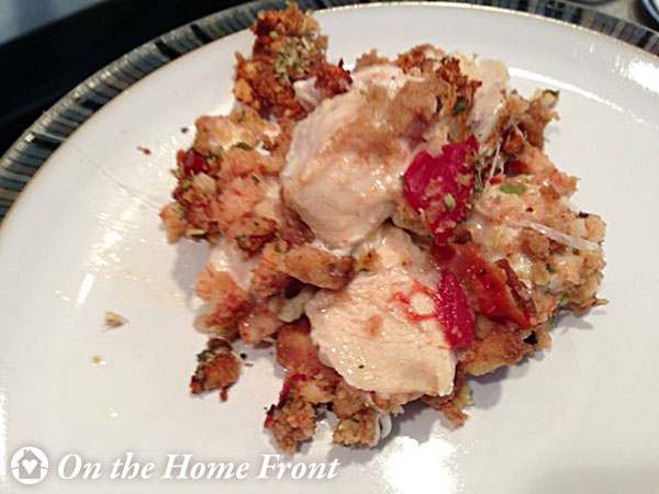 Bruschetta Chicken Bake